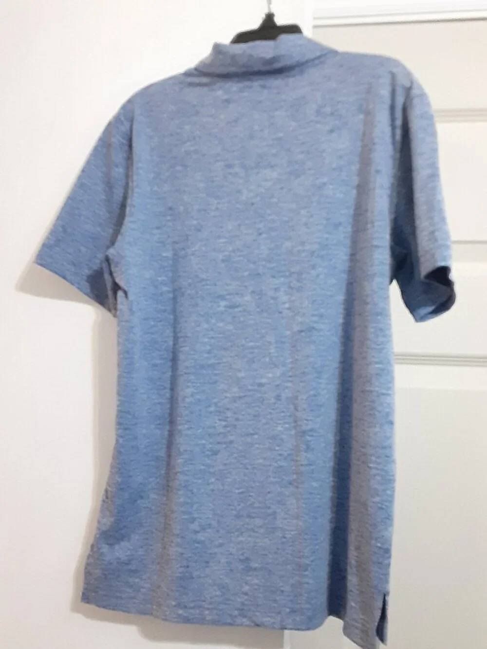 Children's Place Boys Size M (7-8) Short Sleeve White & Blue Polo Shirt